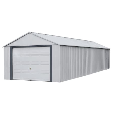 Arrow Storage Products Murryhill Steel Garage, 12 ft x 31 ft, 2-Tone Gray BGR1231FG